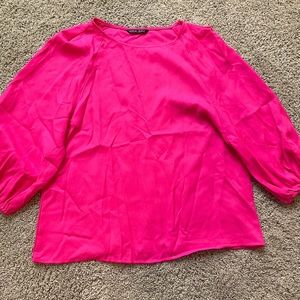 Hot pink shirt